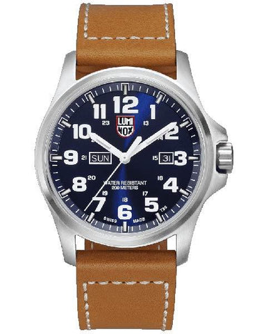 Luminox Mens Atacama Field Day Date 1920 Series - Blue Dial  - Leather Strap - 1924