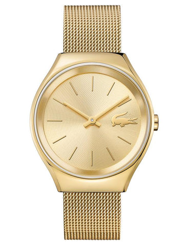 Lacoste Valencia Womens Watch - Gold-Tone Dial & Case - Mesh Bracelet - 2000952_039f3b7e-85eb-47d4-ab3c-b51648263dcf