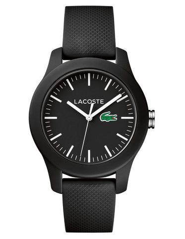 Lacoste 12.12 Womens Watch - Black Dial & Case - Black Rubber Strap - 30m - 2000956_6c5f6ac4-573f-44d4-8be2-a4e0bbf80ec3