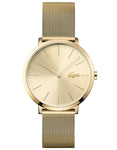 Lacoste Ladies Ultra Slim Moon Fashion Watch - Gold-Tone - Mesh Band - 2001000_244dc608-33e8-4dd5-845d-97acae45689d