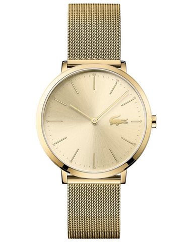 Lacoste Ladies Ultra Slim Moon Fashion Watch - Gold-Tone - Mesh Band - 2001000_244dc608-33e8-4dd5-845d-97acae45689d