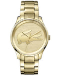 Lacoste Ladies Victoria Fashion Watch - Gold Tone - Gold Tone Bracelet - 2001016