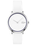 Lacoste Ladies Moon Golf Capsule Watch - Stainless - White Dial - Silicone Strap - 2001029