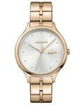 Lacoste Ladies Constance Watch - Rose-Gold - Swarovski - Rose Gold Bracelet - 2001032