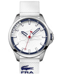 Lacoste Capbreton Mens Watch - Stainless Steel - White & Blue Dial & Strap - 2010841