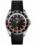 Lacoste Westport Mens Watch - Black Dial & Strap - Orange Accents - Date - 50m - 2010904