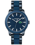 Lacoste Mens 12.12 Pinnacle Sport Watch - Navy Ion Plated Stainless - Bracelet - 2010922