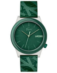 Lacoste Mens Motion Watch - TR90 Case - Green Dial -Green Printed Silicone Strap - 2010932