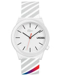 Lacoste Mens Motion Watch - TR90 Case - White Dial - White Silicone Strap - 2010935