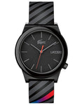 Lacoste Mens Motion Watch - TR90 Case - Black Dial - Black Silicone Strap - 2010936