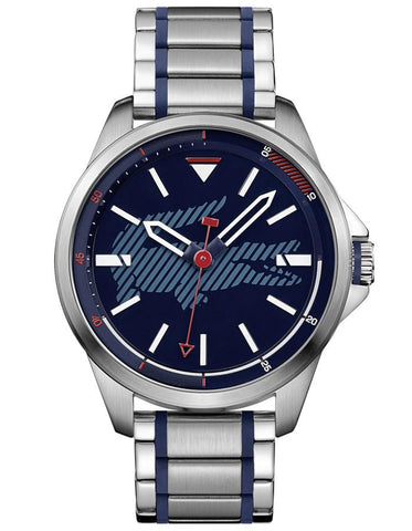 Lacoste Mens Capbreton Watch - Stainless Steel - Blue Dial - Stainless Bracelet - 2010944