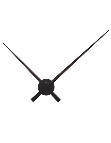 Nextime Hands Black Wall Clock - Black Aluminum Hands - 35.5 Inches - 2269ZW_cbf468f5-3dc7-4908-9f0b-43b021fc2947