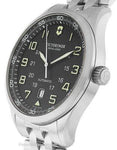 Swiss Army Mens AirBoss Mechanical - Black Dial - Stainless - Date Window - 241508A_cf5a74f8-b502-42c4-845e-e7dc4ec255da