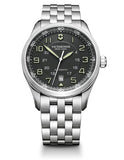 Swiss Army Mens AirBoss Mechanical - Black Dial - Stainless - Date Window - 241508_5417758e-a775-4d70-b17c-9c48c01c4d56