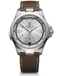 Victorinox Swiss Army Night Vision Mens Strap Watch - Silver White Dial - Steel - 241570