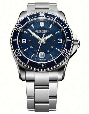 Victorinox Swiss Army Maverick GS Mens Watch - Blue Dial - Steel Case & Bracelet - 241602