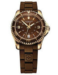 Victorinox Swiss Army Maverick GS Ladies Strap Watch - Brown & Gold-Tone Design - 241615