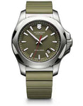 Victorinox Swiss Army Mens INOX - Olive Drab  Dial & Rubber Strap - Date - 200m - 241683.1