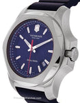 Victorinox Swiss Army Mens INOX - Denim Blue & Rubber Strap - Date - 200m - 241688.1A