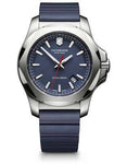 Victorinox Swiss Army Mens INOX - Denim Blue & Rubber Strap - Date - 200m - 241688.1