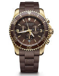 Victorinox Swiss Army Maverick Chronograph - Brown Dial & Strap - Gold-Tone Case - 241692