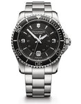 Victorinox Swiss Army Mens Maverick Large - Black Dial - Steel Case & Bracelet - 241697