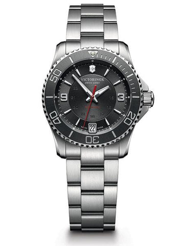 Victorinox Swiss Army Womens Maverick Watch - Bracelet - Black Dial - Date - 241708