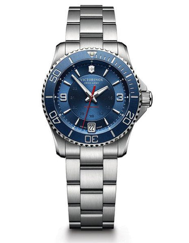 Victorinox Swiss Army Womens Maverick Watch - Bracelet - Blue Dial - Date - 241709