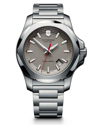 Victorinox Swiss Army Mens INOX Watch - Stainless - Bracelet - Grey Dial - 200m - 241739.1_21ec41fc-d7a4-4764-9d9f-93c56397cda5