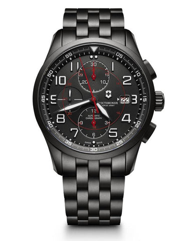 Victorinox Swiss Army Airboss Automatic Chrono - Black Case & Bracelet - Date - 241741_2b6ee6f2-123e-4185-a49b-cc554d3752e8