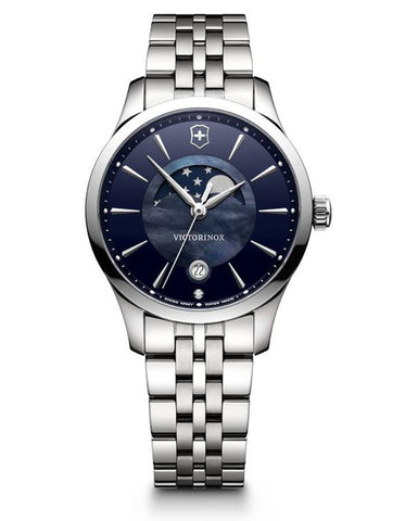 Victorinox Swiss Army Womens Alliance Watch - Diamond - Bracelet - Blue MOP Dial - 241752_74c1b38a-f53a-49aa-94b7-d460b7b0d2a7