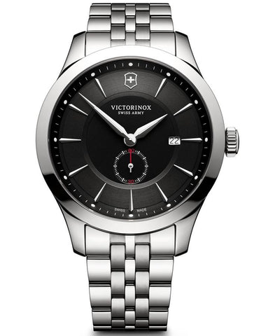 Victorinox Swiss Army Mens Alliance - Stainless Steel - Black Dial - Date - 241762_69353f83-162e-4957-a6ce-55517b1fba57