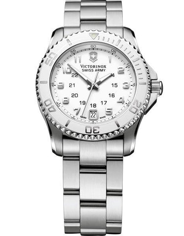 Victorinox Swiss Army Maverick GS Ladies Watch - White Dial - Stainless Steel - 249051