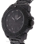 Luminox Mens Sea PC Carbon Watch - Blackout Model - Black Case & Bracelet - 200m - 3052.BOA