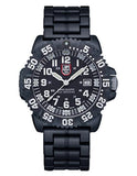 Luminox Mens Sea PC Carbon Watch - White Markers - Black Case & Bracelet - 200m - 3052