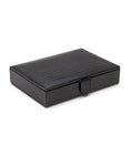 WOLF Blake Cufflink Box - Black Lizard Leather - 11 Compartments - 3053-58_dea4ee06-d9d4-48fb-850b-0178b2bd3c99