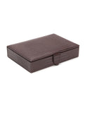 WOLF Blake Cufflink Box - Brown Lizard Leather - 11 Compartments - 3053-95_31ab410b-1a8e-47ac-8bd2-a742e867d69a