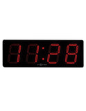 NeXtime Big D Large Digital Wall Clock - Red LED Display - AC Adaptor - 3059-NX_6126cd41-5d40-4417-93a4-e33cfd62caa5