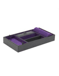 WOLF Blake Valet Tray with Watch Cuff - Black Pebble & Purple - 3064-28A_91e3b396-63eb-4080-9923-6e21a854b7dd