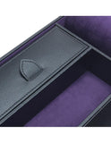 WOLF Blake Valet Tray with Watch Cuff - Black Pebble & Purple - 3064-28B_6d21bb93-86dd-485f-8d21-292c63cba22d