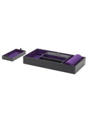 WOLF Blake Valet Tray with Watch Cuff - Black Pebble & Purple - 3064-28C_9175d4c7-f294-4e36-bc8c-f3d470c72c0b