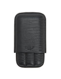 WOLF Blake 3 Piece Cigar Case - Black Teju Lizard with Gray Lining - 3066-58B_feee6dad-0dcb-4e7b-9158-74be87efdabd