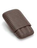 WOLF Blake 3 Piece Cigar Case - Brown Teju Lizard with Brown Lining - 3066-95A_bb87f686-47ad-46a6-99ea-49f25bf2b58c