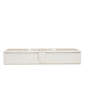 WOLF Marrakesh Safe Deposit Box - Cream - LusterLoc Lining - Gold Accents - 3084-53A