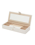 WOLF Marrakesh Safe Deposit Box - Cream - LusterLoc Lining - Gold Accents - 3084-53B