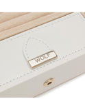 WOLF Marrakesh Safe Deposit Box - Cream - LusterLoc Lining - Gold Accents - 3084-53C