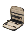 WOLF Marrakesh Travel Case - Black Leather - LusterLoc Lining - Gold Accents - 3085-02B