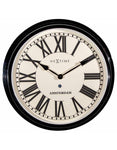 NeXtime Amsterdam Medium Wall Clock - White Dial - Black Markers - 15in Diameter - 3129ZW_42f808c4-c217-4542-910d-c1d256b9cfbf