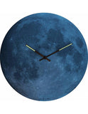 NeXtime Blue Moon Dome Glass Glow in the Dark Wall Clock - 13.75in - 3164A_ce277a4b-8fc6-4618-9f7e-74e38e3b1055
