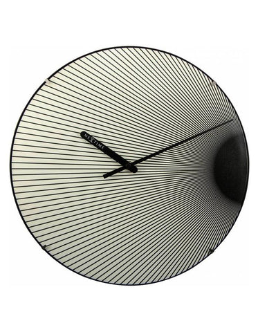 NeXtime Rays Dome Luminous Glass Wall Clock - Glow in the Dark - 13.75 in - 3179_b3707419-4af2-4043-afa5-a0d98d66eb95